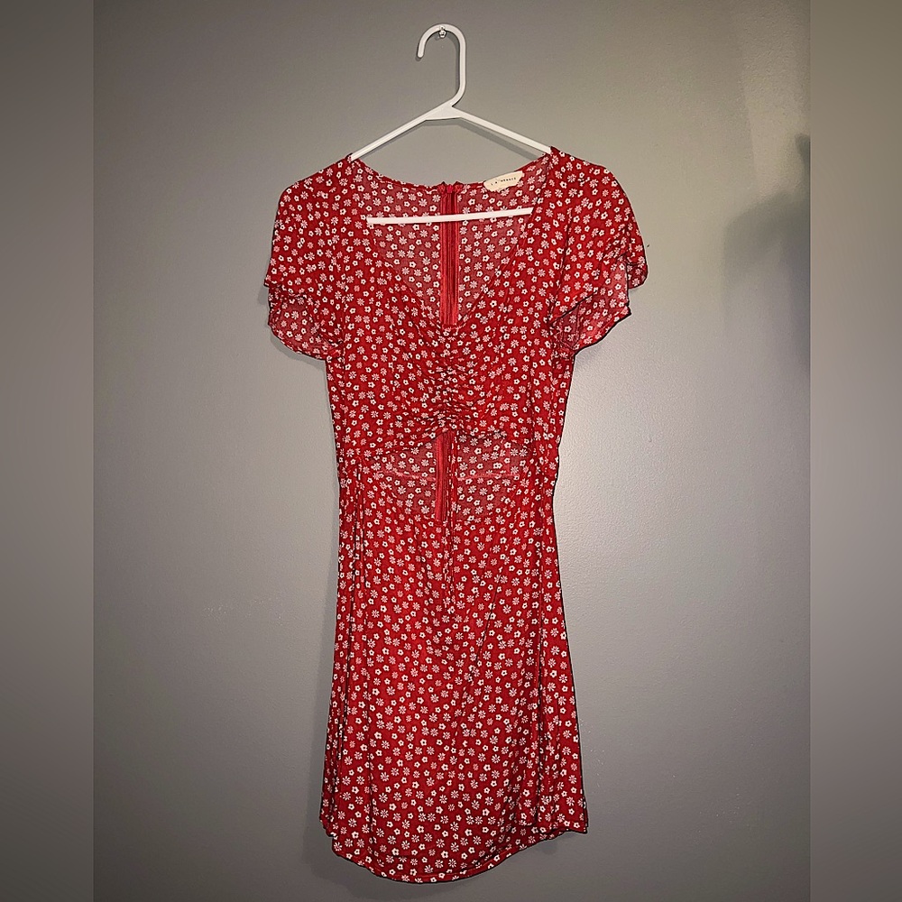 Pacsun Red cutout dress, size medium